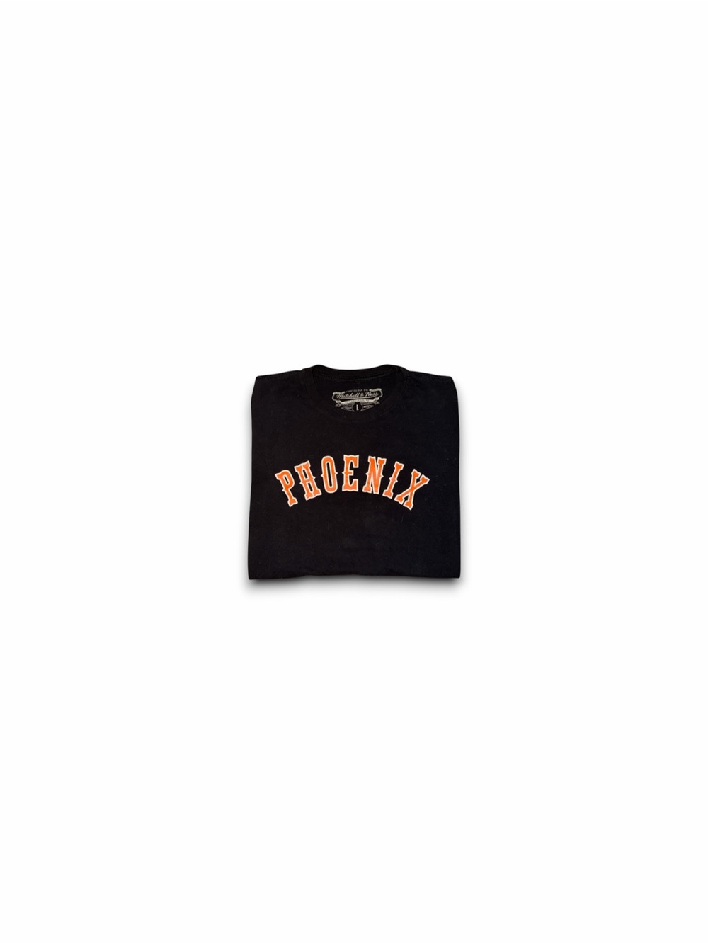 Phoenix suns curt script Mitchell & Ness NBA t-shirt black mens large